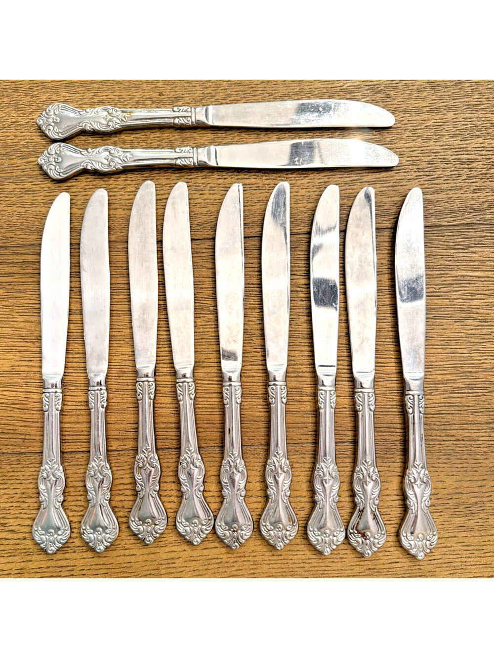 Reed & Barton Marlborough Heritage Set Of 11 Dinner Knives Stainless 18/10